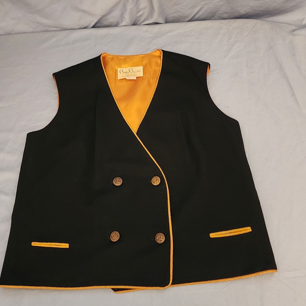 Bobbie Brooks Vintage Wool Vest Women's USA Union Made Iconic Style